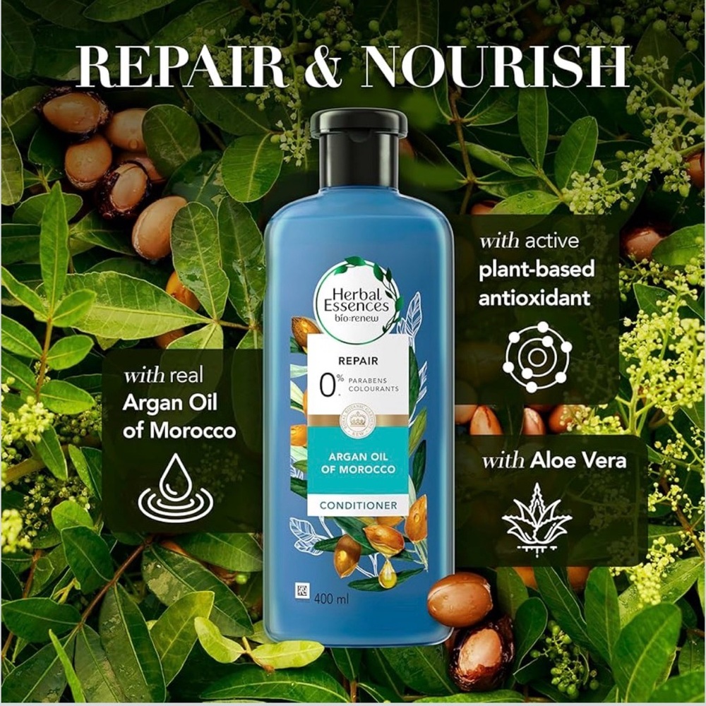 Herbal Essences Bio:renew Repair Argan Oil of Morocco Conditioner 400ml